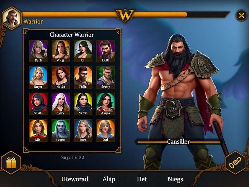 Indomitable Warrior Character Selection